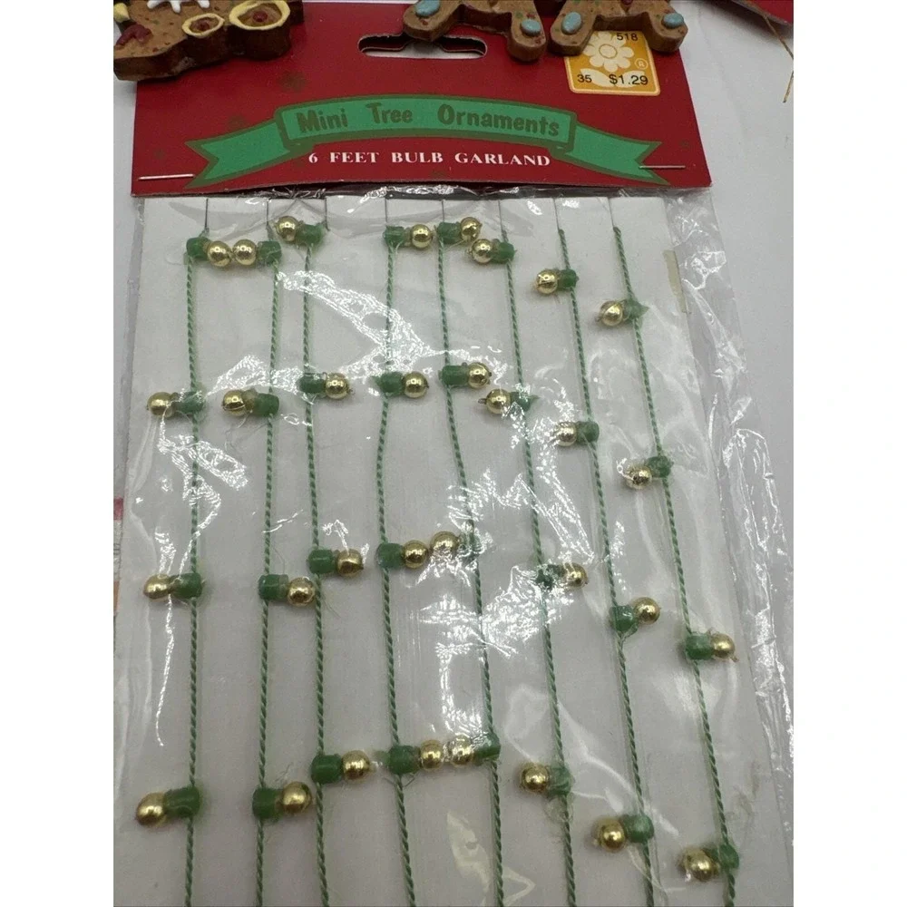 Vintage New Old Stock Mini Tree Christmas Decoration Ornaments‎ Topper Skirt